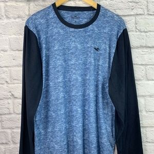 Hollister Men's Size M Baseball T-Shirt Blue